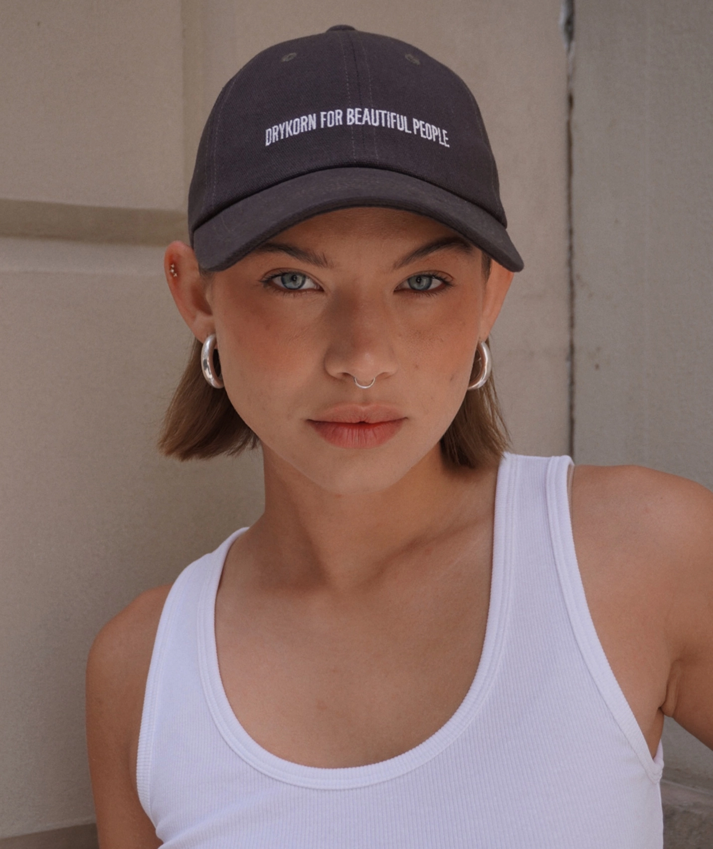 DRYKORN 売れ筋商品|||ドライコーン Tシャツ トップス レディース Tank tops Grey Women Tops buy online at DRYKORN